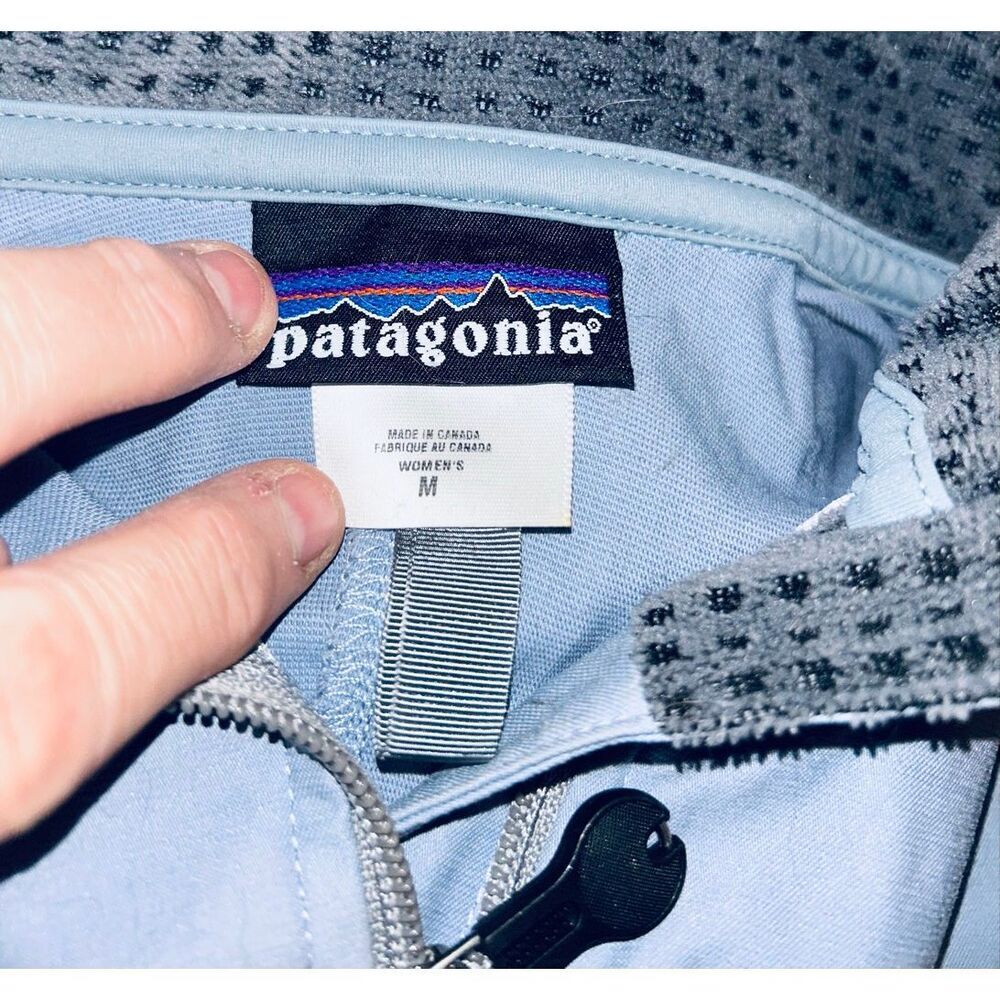 Vintage Patagonia Women's R Regulator Slingshot Jacket Sz M Blue - Picture 4 of 6